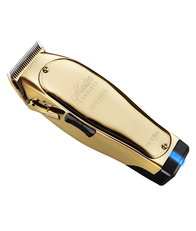 Load image into Gallery viewer, Andis Pro Master Cordless Lithium-Ion Clipper LIMITED Gold edition
