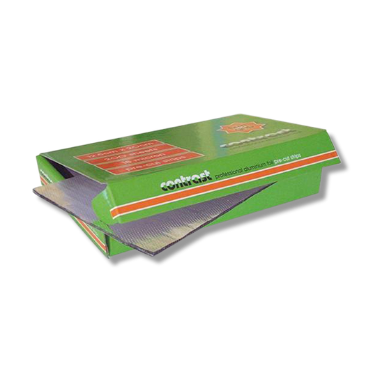 Contrast Professional Pre-Cut Aluminium Foil 18 Micron - 200pk-Contrast-Beautopia Hair & Beauty