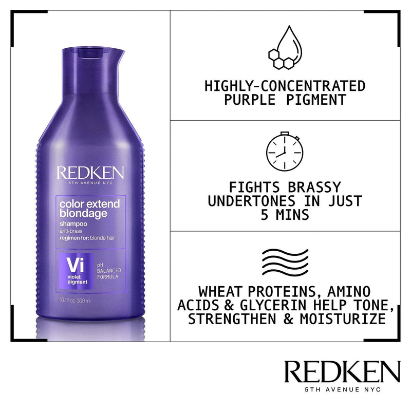 Load image into Gallery viewer, Redken Color Extend Blondage Purple Shampoo 300ml