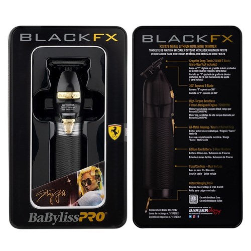 Load image into Gallery viewer, Babyliss Pro BlackFX Skeleton Lithium Hair Trimmer

