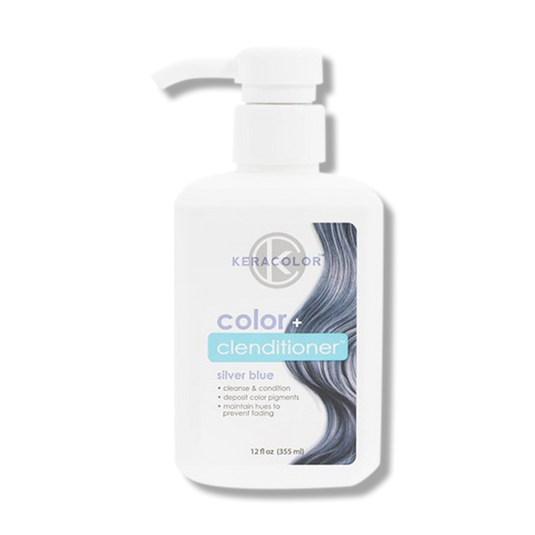 Keracolor Color Clenditioner Colour Silver Blue 355ml - Beautopia Hair & Beauty