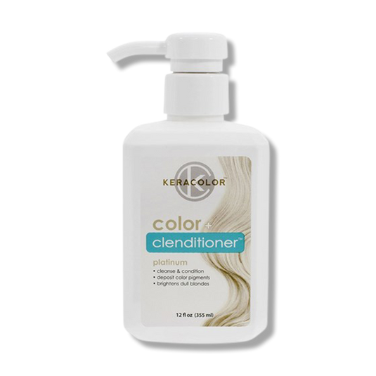 Keracolor Color Clenditioner Colour Platinum 355ml - Beautopia Hair & Beauty