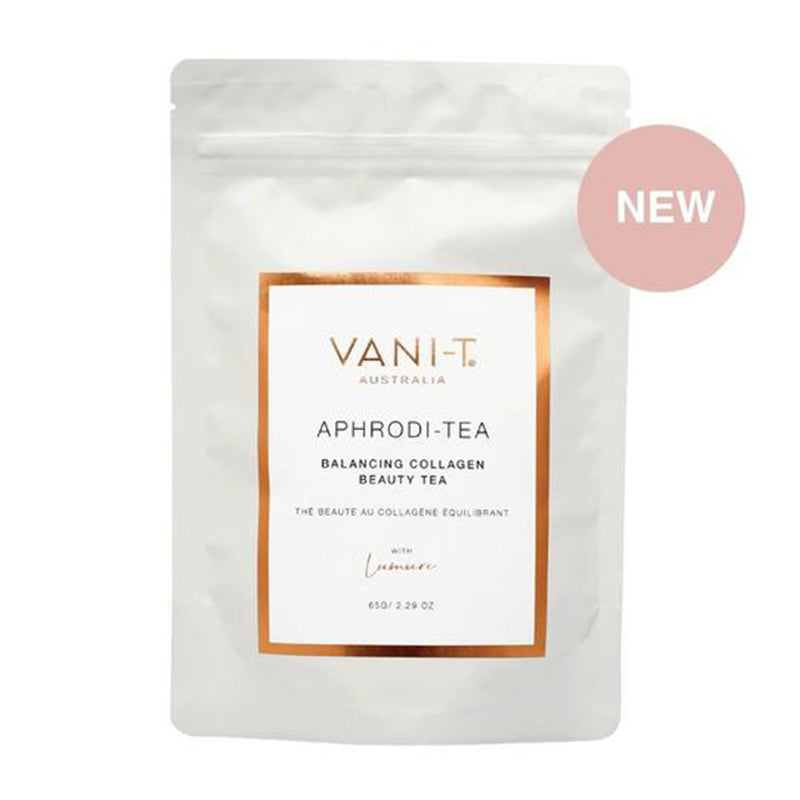 Load image into Gallery viewer, VANI-T Aphrodi-Tea Balancing Collagen Beauty Tea 65g

