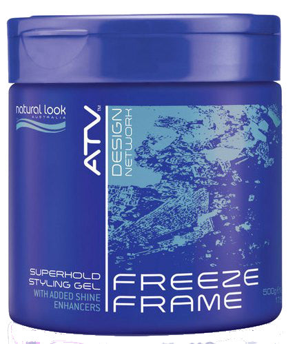 Natural Look ATV Freeze Frame Superhold Styling Gel 500g - Beautopia Hair & Beauty