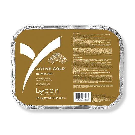 LYCON Hot Wax XXX Active Gold 1kg - Beautopia Hair & Beauty