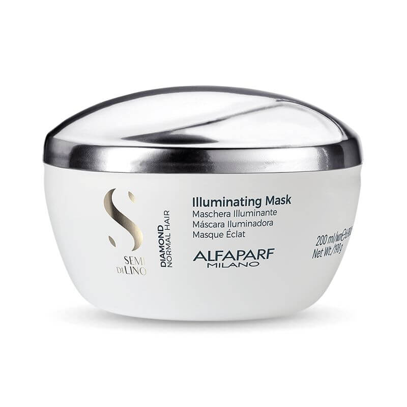 Load image into Gallery viewer, Alfaparf Milano Semi Di Lino Diamond Illuminating Mask 200ml - Salon Style
