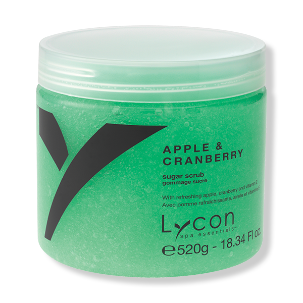 LYCON Sugar Scrub Apple & Cranberry 520g - Beautopia Hair & Beauty