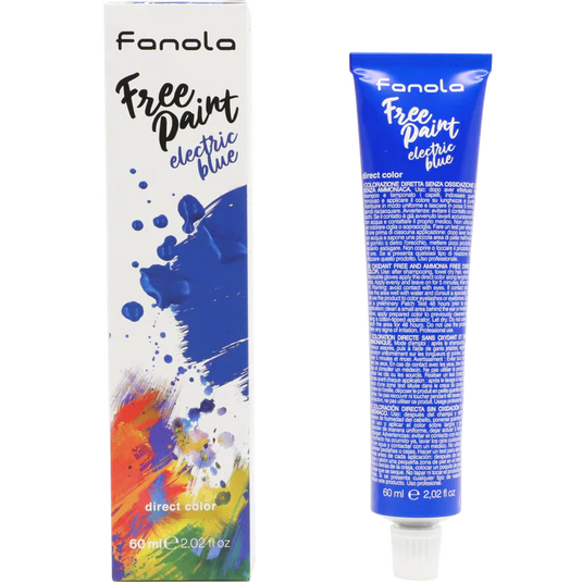 #Fanola Free Paint Direct Colour Electric Blue 60ml
