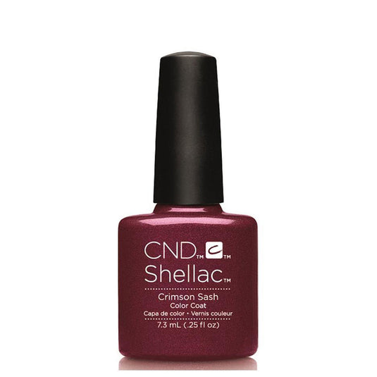 CND Shellac Gel Polish 7.3ml - Crimson Sash - Beautopia Hair & Beauty