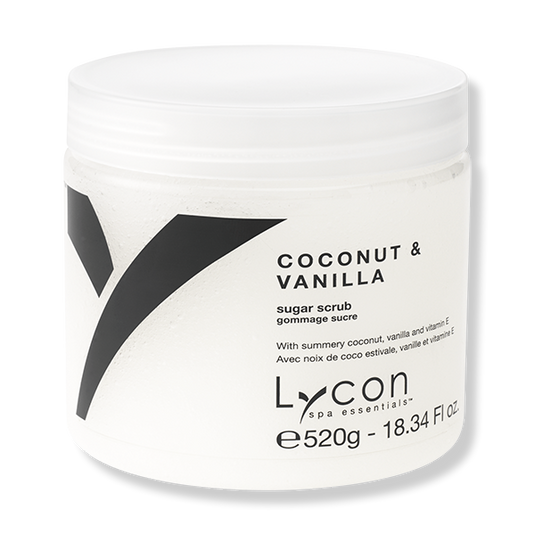 LYCON Sugar Scrub Coconut & Vanilla 520g - Beautopia Hair & Beauty