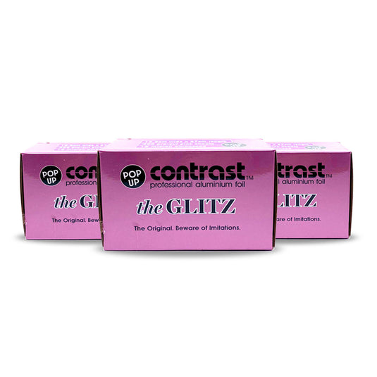 Contrast Professional Pop Up Foil The Glitz 400 Sheets x 3 Pack Bundle