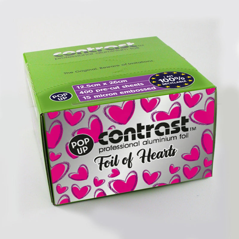 Load image into Gallery viewer, Contrast Professional Pop Up Foil 15 Micron Foil Of Hearts 400 Sheets

