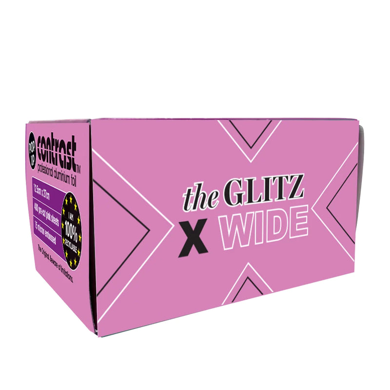 Load image into Gallery viewer, Contrast Professional X Wide Pop Up Foil 15 Micron The Glitz 400 Sheets
