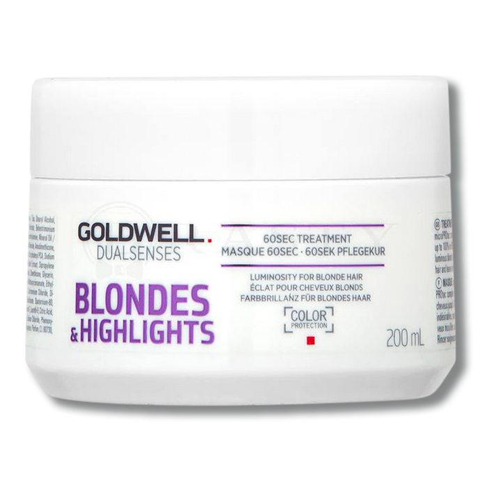 Goldwell Dual Senses Blondes & Highlights 60sec Treatment 200ml - Beautopia Hair & Beauty
