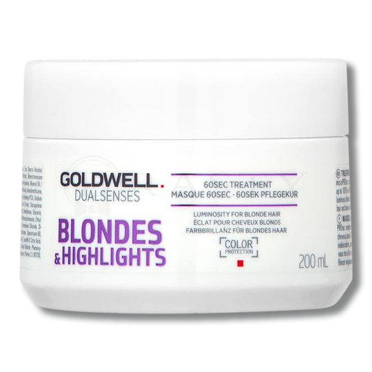 Goldwell Dual Senses Blondes & Highlights 60sec Treatment 200ml - Beautopia Hair & Beauty
