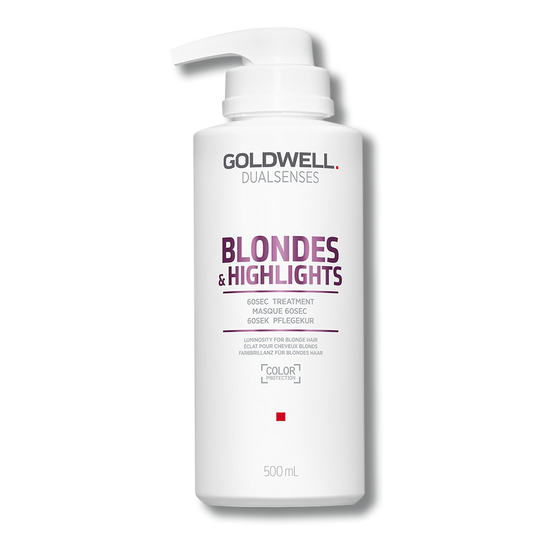 Goldwell Dual Senses Blondes & Highlights 60sec Treatment 500ml - Beautopia Hair & Beauty