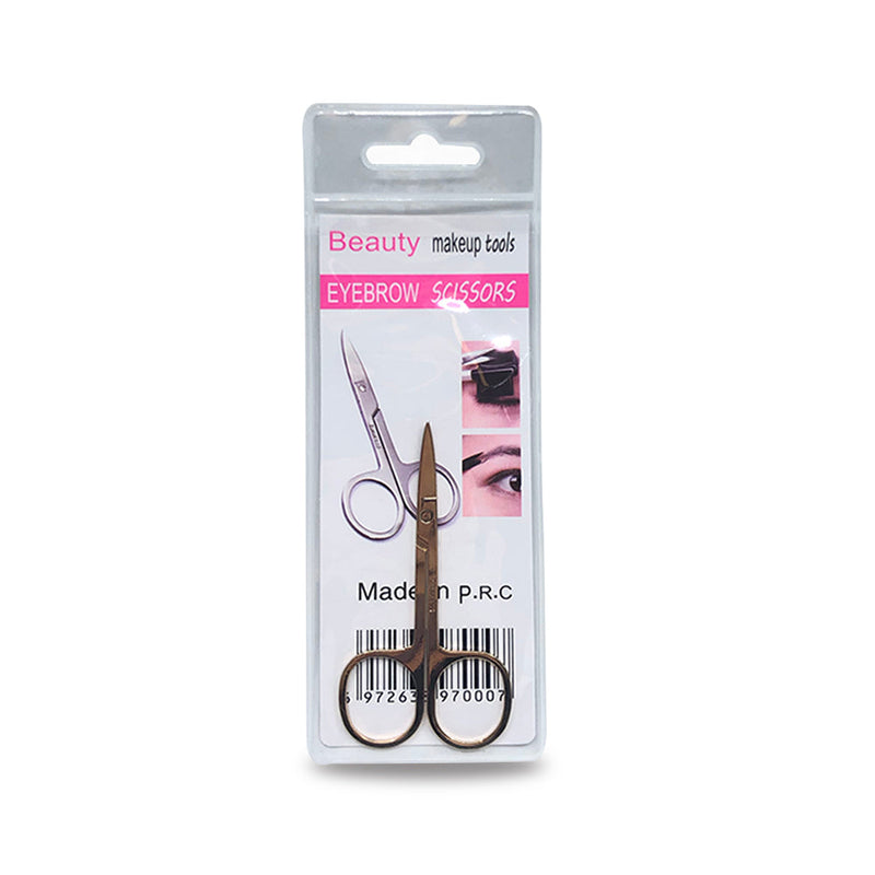 Load image into Gallery viewer, Lash &amp; Brow Scissors Gold - Beautopia Hair &amp; Beauty
