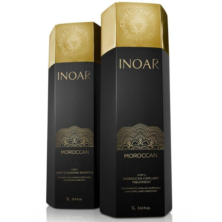 Load image into Gallery viewer, Inoar Moroccan Keratin Smoothing Kit 1Litre - Beautopia Hair &amp; Beauty
