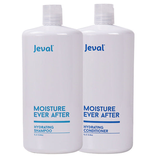 Jeval Moisture Ever After Hydrating Shampoo & Conditioner Duo 1 Litre - Beautopia Hair & Beauty