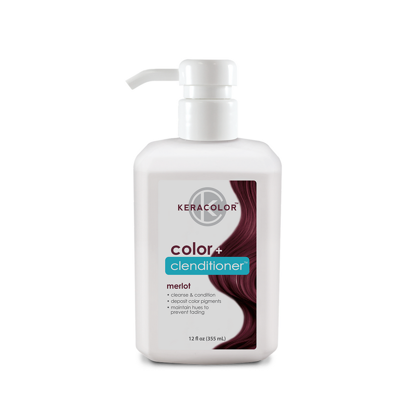 Load image into Gallery viewer, Keracolor Color Clenditioner Colour Merlot 355ml - Beautopia Hair &amp; Beauty
