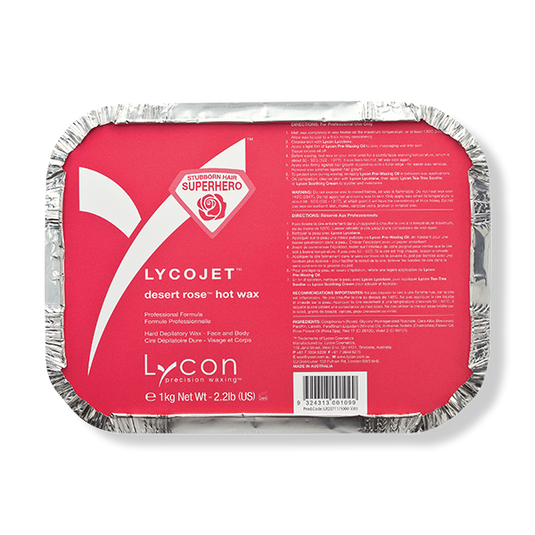 LYCON Lycojet Hot Wax Desert Rose - 1kg-Lycon-Beautopia Hair & Beauty