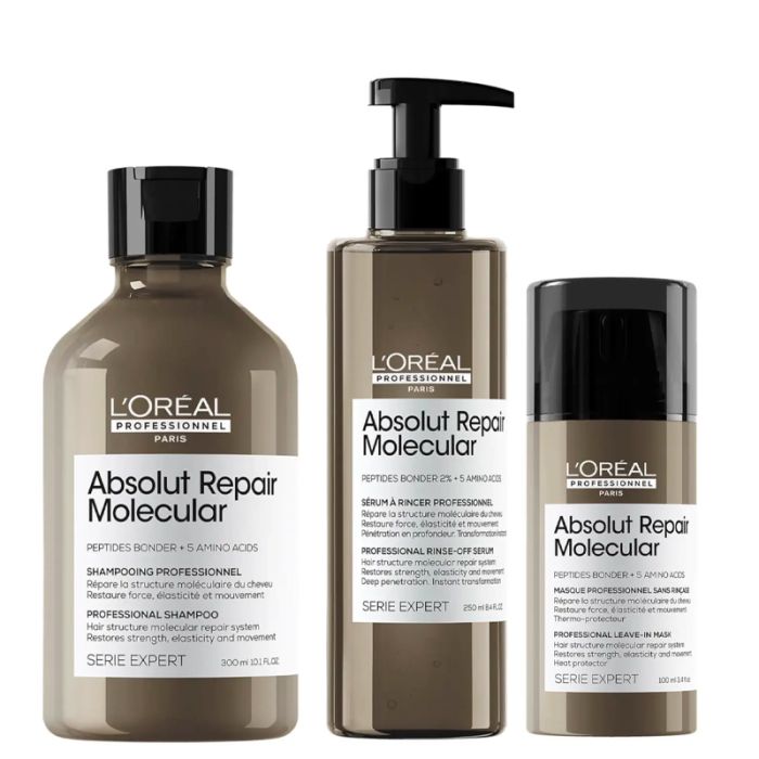 Load image into Gallery viewer, L&#39;Oreal Professionnel Absolut Repair Molecular Bundle
