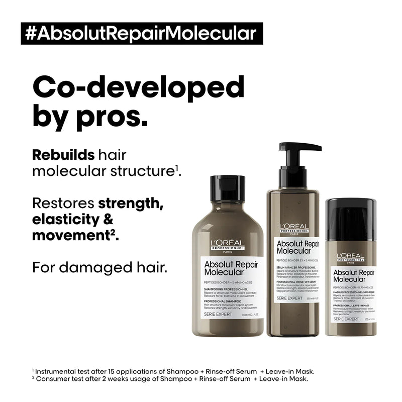 Load image into Gallery viewer, L&#39;Oreal Professionnel Absolut Repair Molecular Bundle
