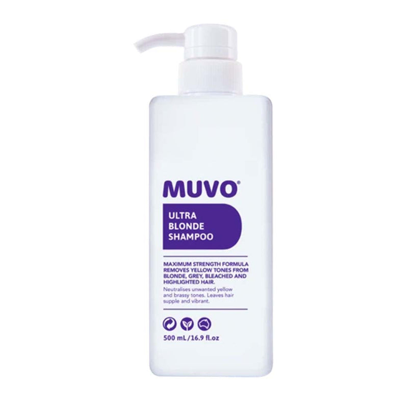 Load image into Gallery viewer, MUVO Ultra Blonde Shampoo 500ml - Beautopia Hair &amp; Beauty
