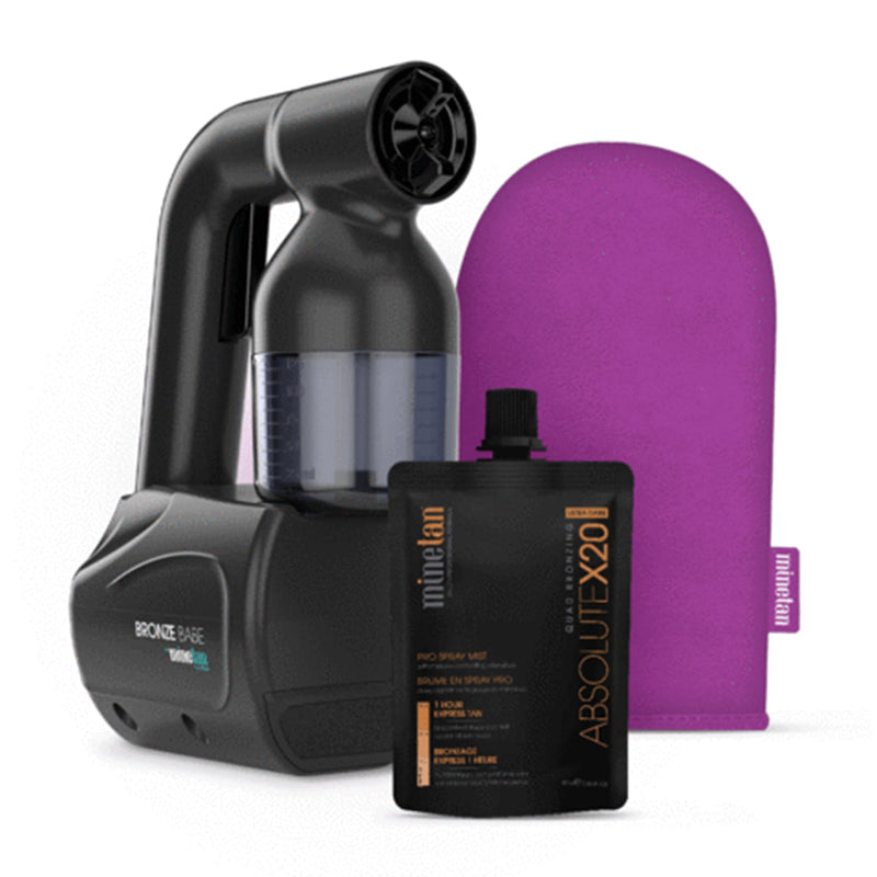 Load image into Gallery viewer, Mine Tan Bronze Babe Spray Tan Kit Black - Beautopia Hair &amp; Beauty
