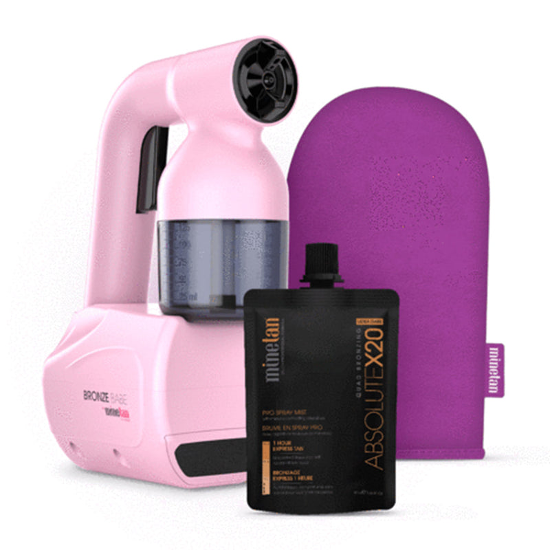 Load image into Gallery viewer, Mine Tan Bronze Babe Spray Tan Kit Pink - Beautopia Hair &amp; Beauty
