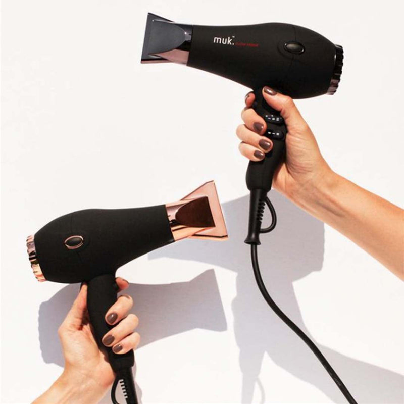 Load image into Gallery viewer, Muk Blow 3900IR Hair Dryer Black Edition
