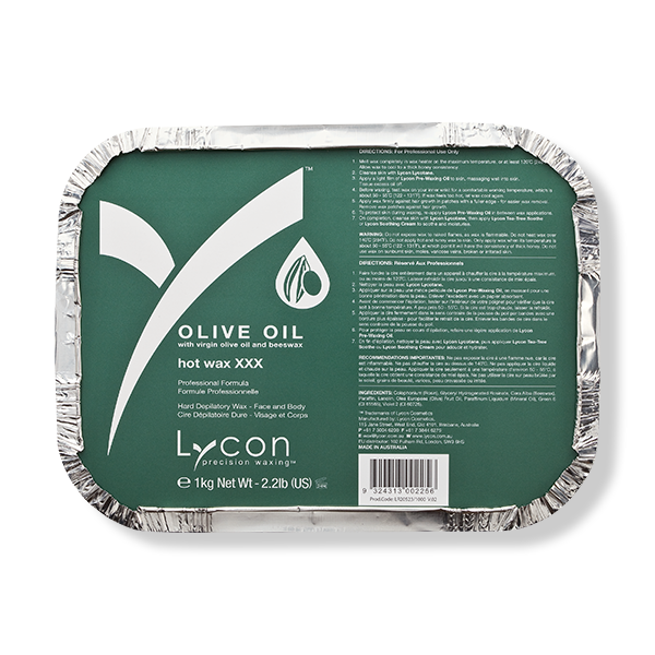 LYCON Hot Wax XXX Olive Oil - 1kg-Lycon-Beautopia Hair & Beauty