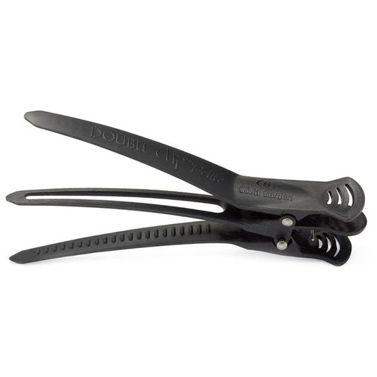 Olivia Garden Double Clip 4pk Black - Beautopia Hair & Beauty
