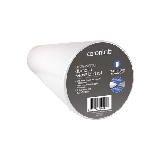 Caronlab Diamond Weave Bed Roll With Protectant Coat Perf 65cm 100m - Beautopia Hair & Beauty