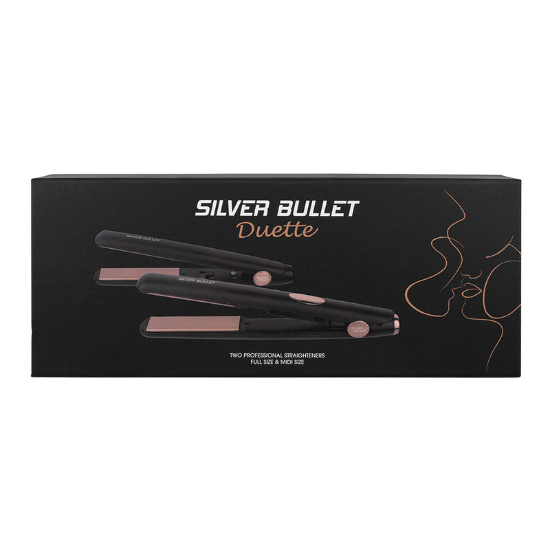 Load image into Gallery viewer, Silver Bullet Duette Hair Straightener Duo

