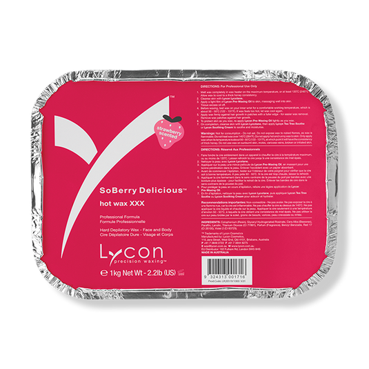 LYCON Hot Wax XXX So Berry Delicious - 1kg-Lycon-Beautopia Hair & Beauty