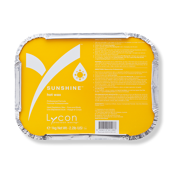 LYCON Hot Wax XXX Sunshine - 1kg-Lycon-Beautopia Hair & Beauty