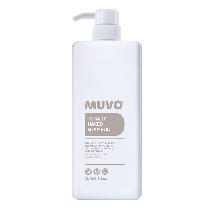 MUVO Totally Naked Shampoo 1 Litre - Beautopia Hair & Beauty