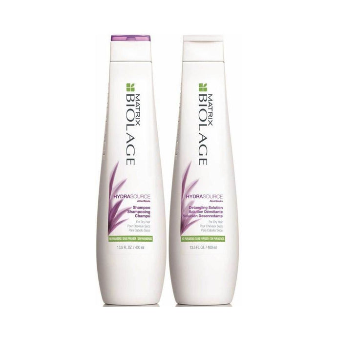 Matrix Biolage Hydrasource Shampoo & Detangling Solution Duo 400ml
