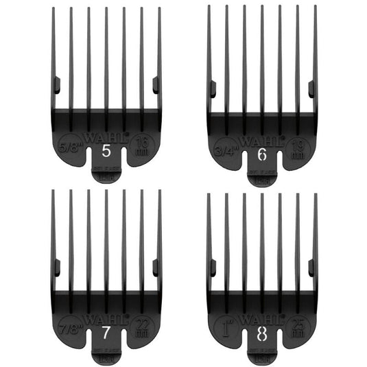 Wahl Black Attachment Combs 1-8 pack - Beautopia Hair & Beauty