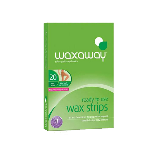 Waxaway Ready to Use Body Wax Strips 20pk - Beautopia Hair & Beauty