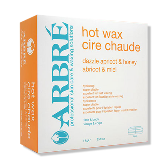 Arbre Dazzle Apricot and Honey Brazilian Hot Wax 1 kg - Beautopia Hair & Beauty