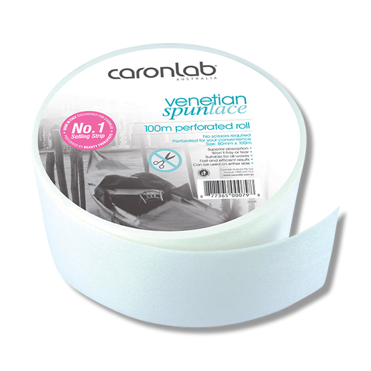 Caronlab Venetian Spunlace Perforated Roll 100m - Beautopia Hair & Beauty