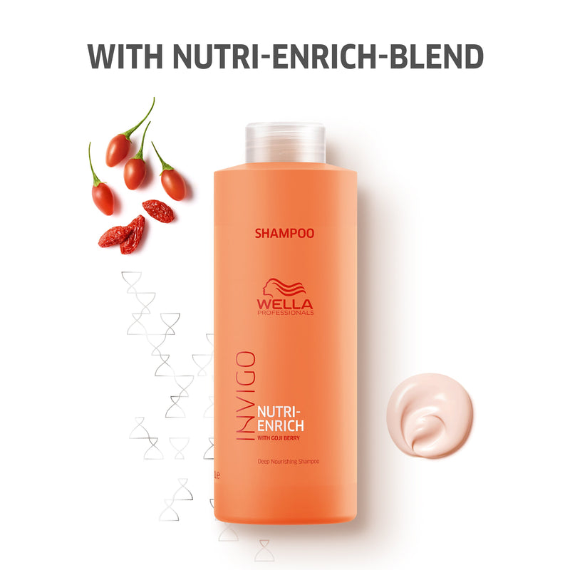 Load image into Gallery viewer, Wella Invigo Nutri-Enrich Deep Nourishing Shampoo 1 Litre