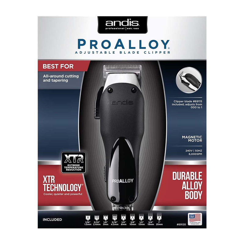 Load image into Gallery viewer, Andis Pro Alloy XTR Clipper Black

