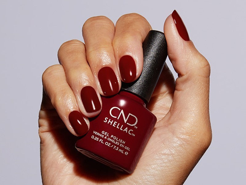 Load image into Gallery viewer, CND Shellac Gel Polish Bordeaux Babe 7.3ml
