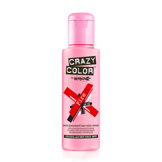 Crazy Color Semi Permanent Hair Dye Fire