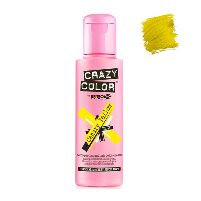 Crazy Color Semi Permanent Canary Yellow 