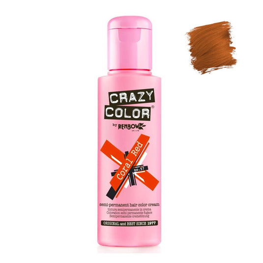 Crazy Color Semi Permanent Coral Red