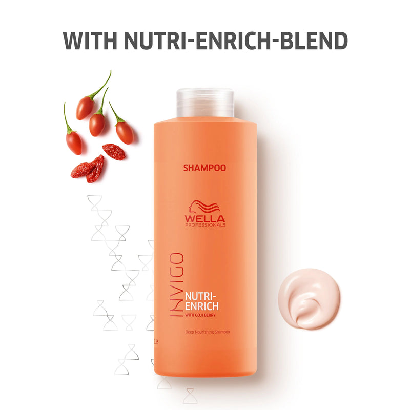 Load image into Gallery viewer, Wella Invigo Nutri-Enrich Deep Nourishing Shampoo 1 Litre